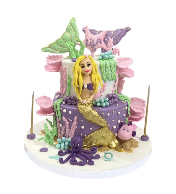 Deniz Kızı Doğum Günü Pastası