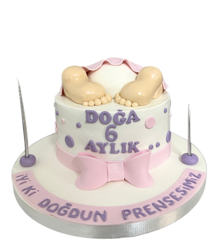 Kız Bebek Baby Shower Pastası