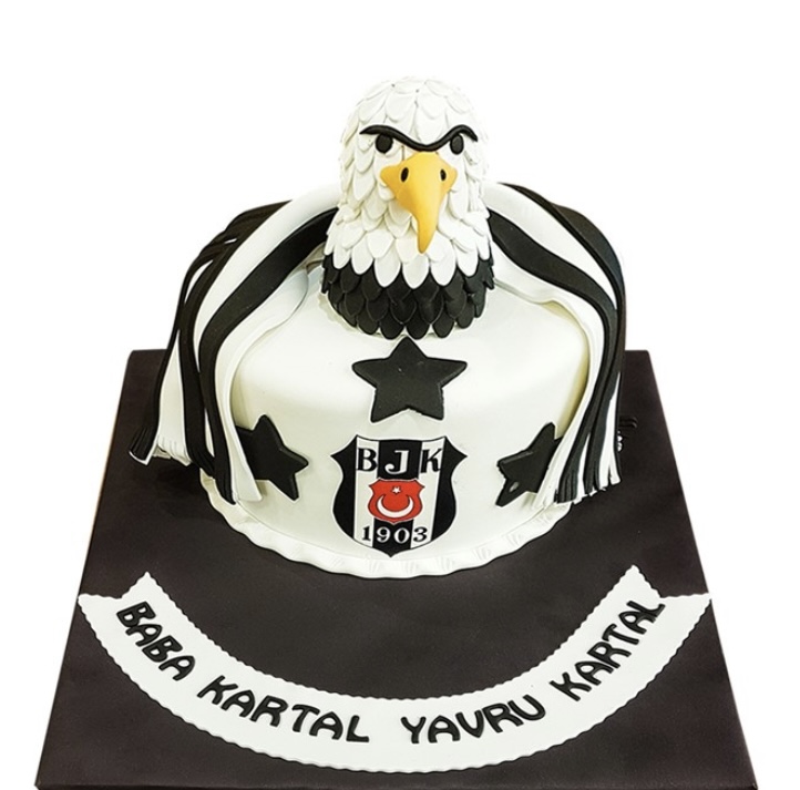 Beşiktaş Doğum Günü Pastası