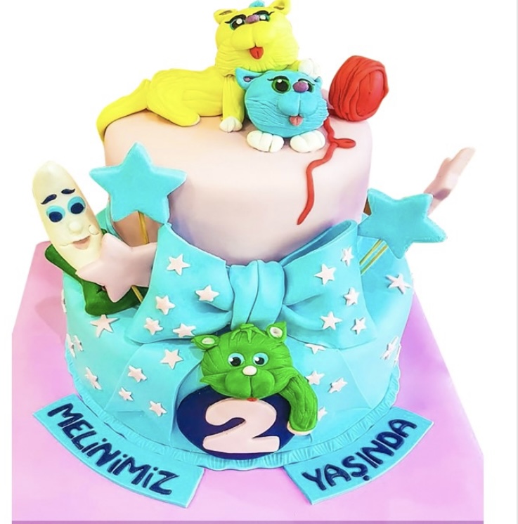 Kedicikler Doğum Günü Pastası