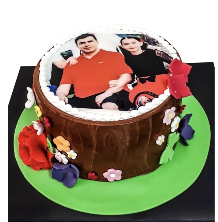 Resimli Kütük Butik Pasta