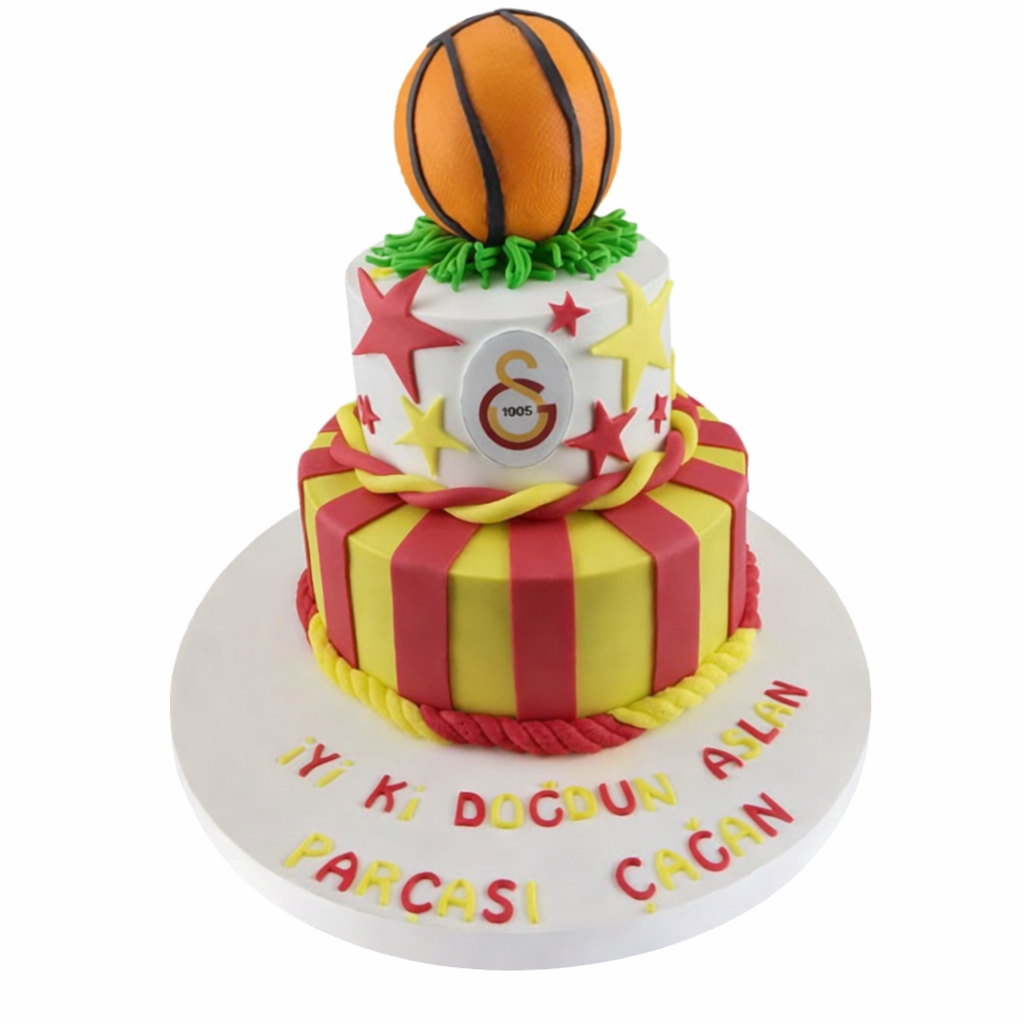 Galatasaray Amblemli Doğum Günü Pastası