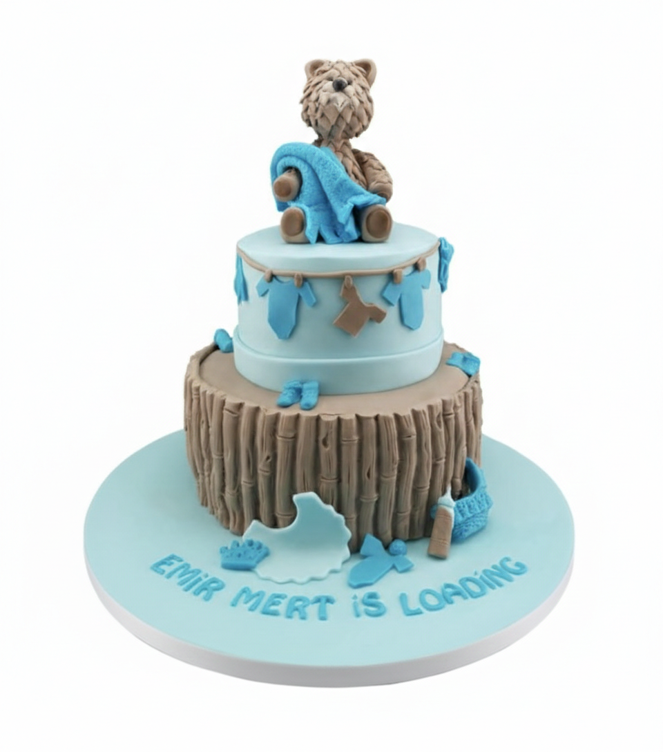 Sevimli Ayıcık Doğum Günü Pastası