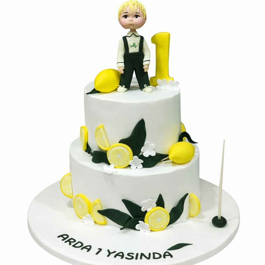 Sevimli Limon Çocuk Pastası