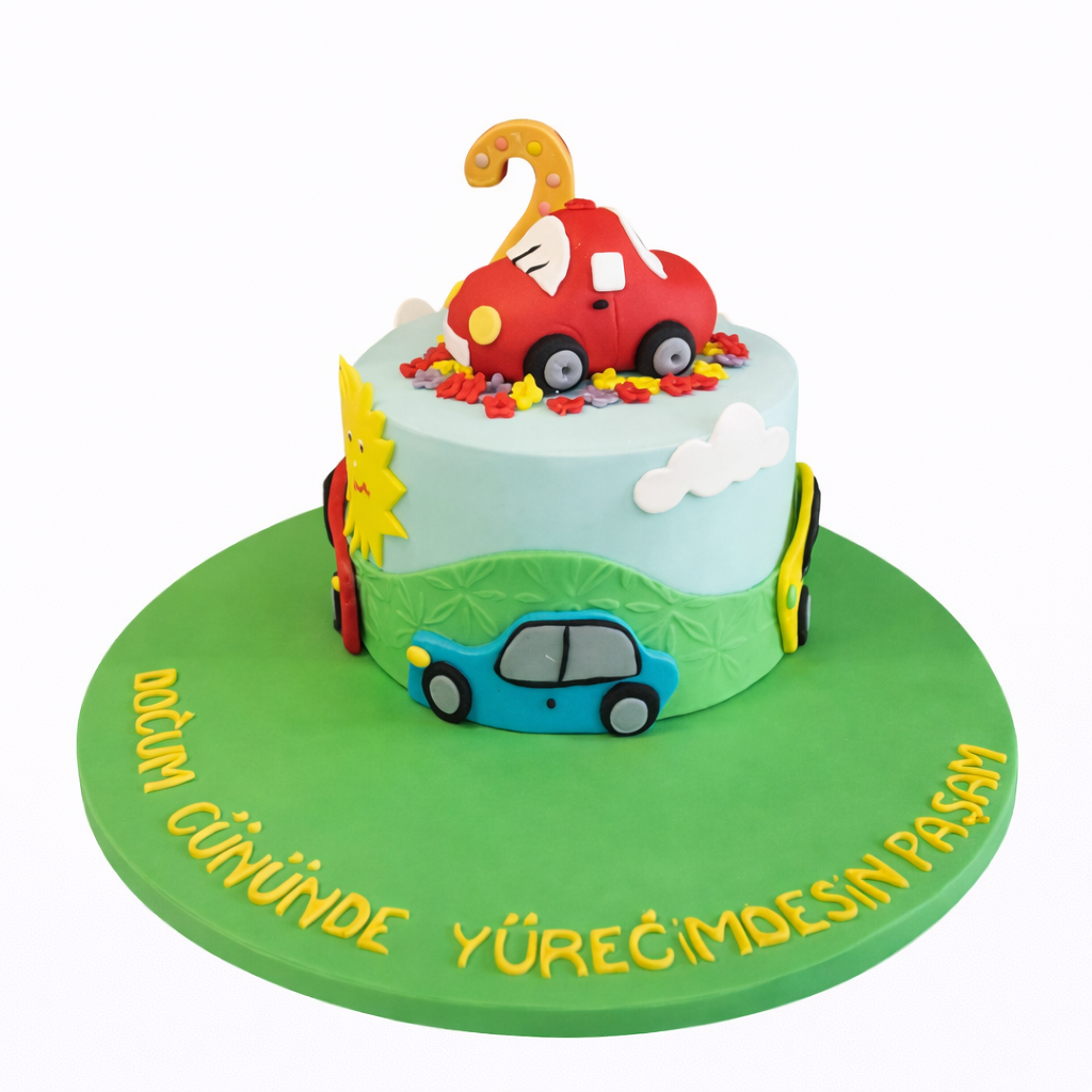 Süper Model Araba Pastası