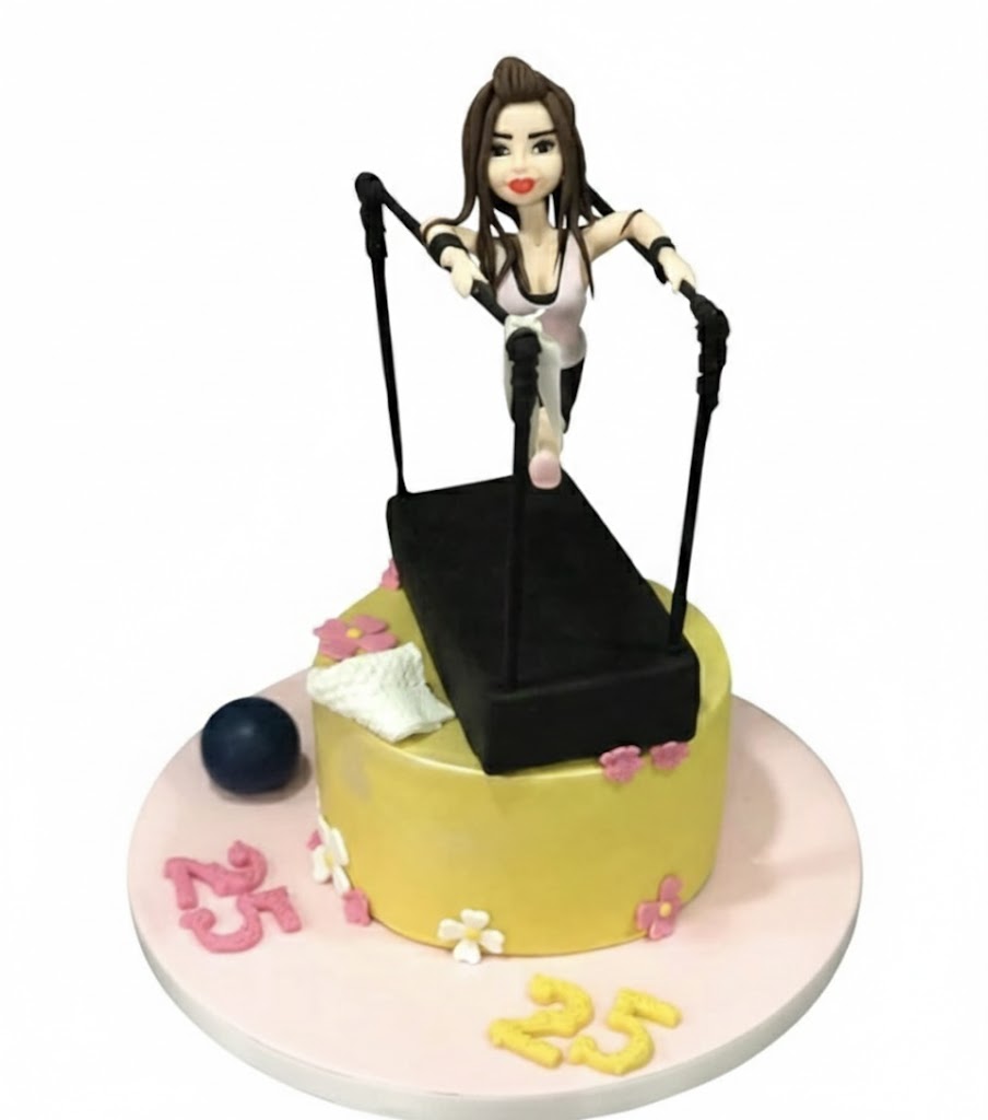 Jimnastik Kız Doğum Günü Pastası