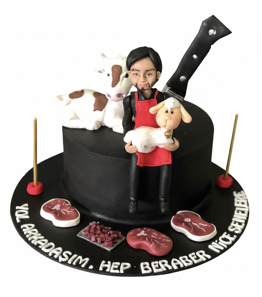 Kasap Adam Doğum Günü Pastası