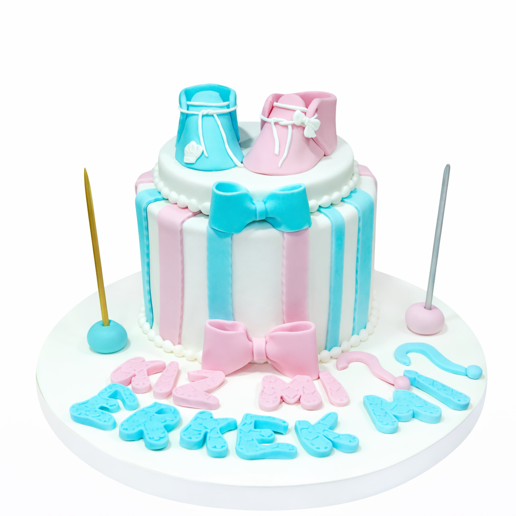 Kızmı Erkekmi Bebek Geliyor Pastası