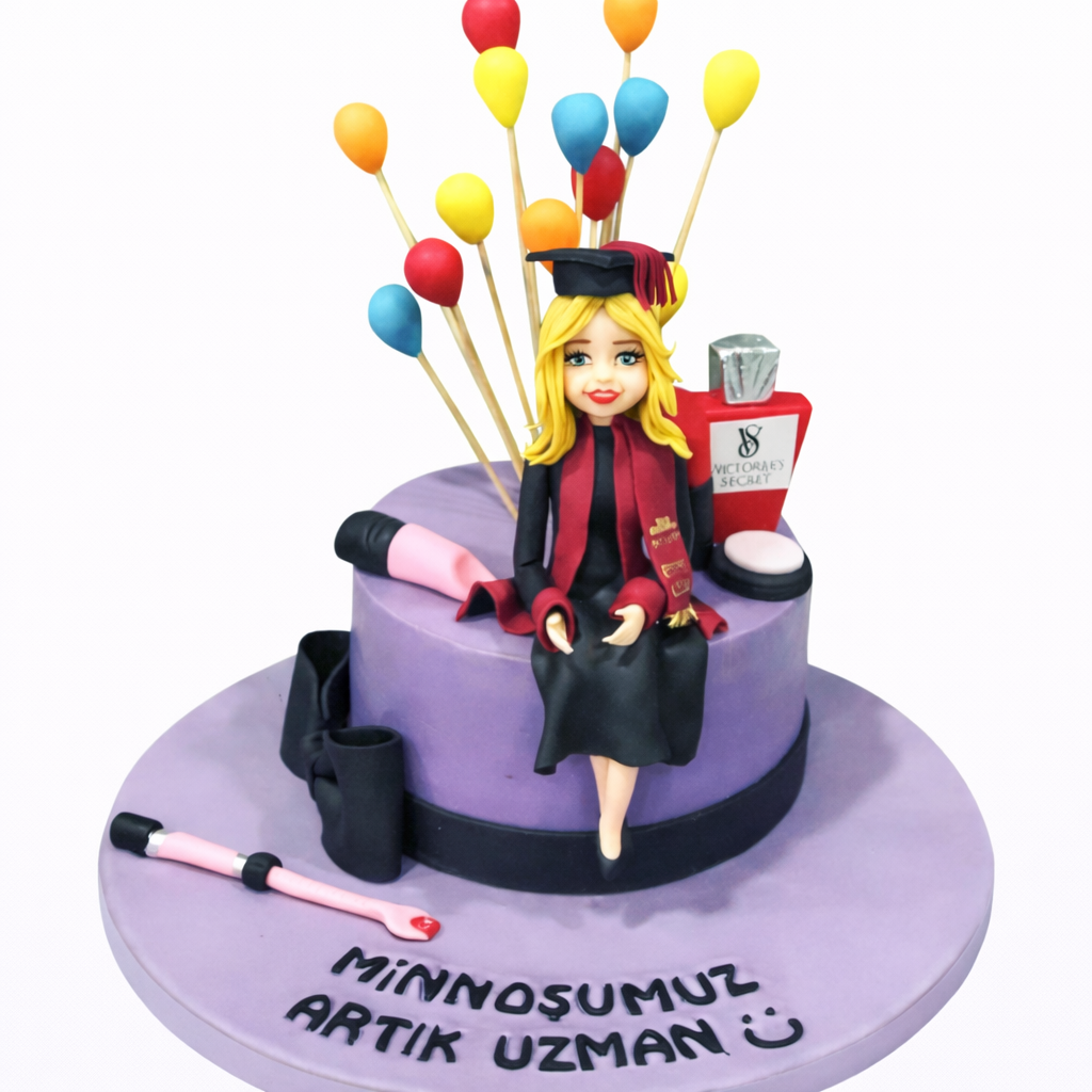 Mezun Makyaj Pastası