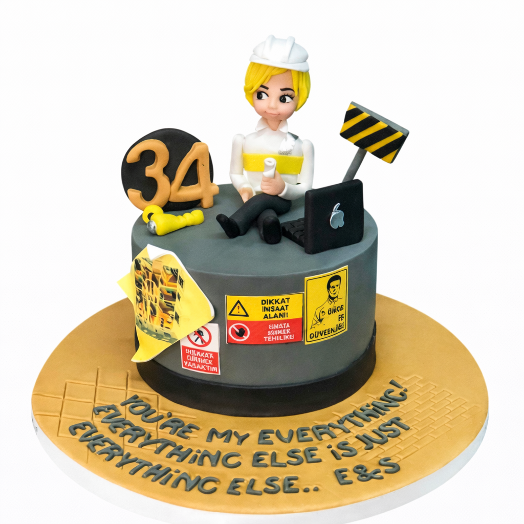 Erkek Mimar Doğum Günü Pastası