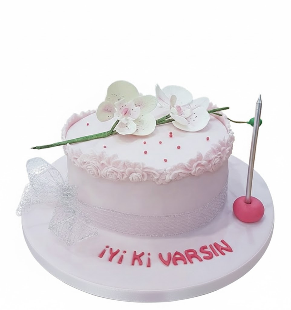 Orkide Doğum Günü Pastası