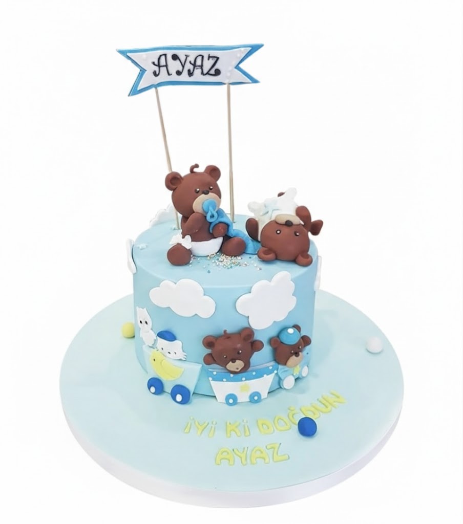 Tatlişko Ayıcıklar Doğum Günü Pastası