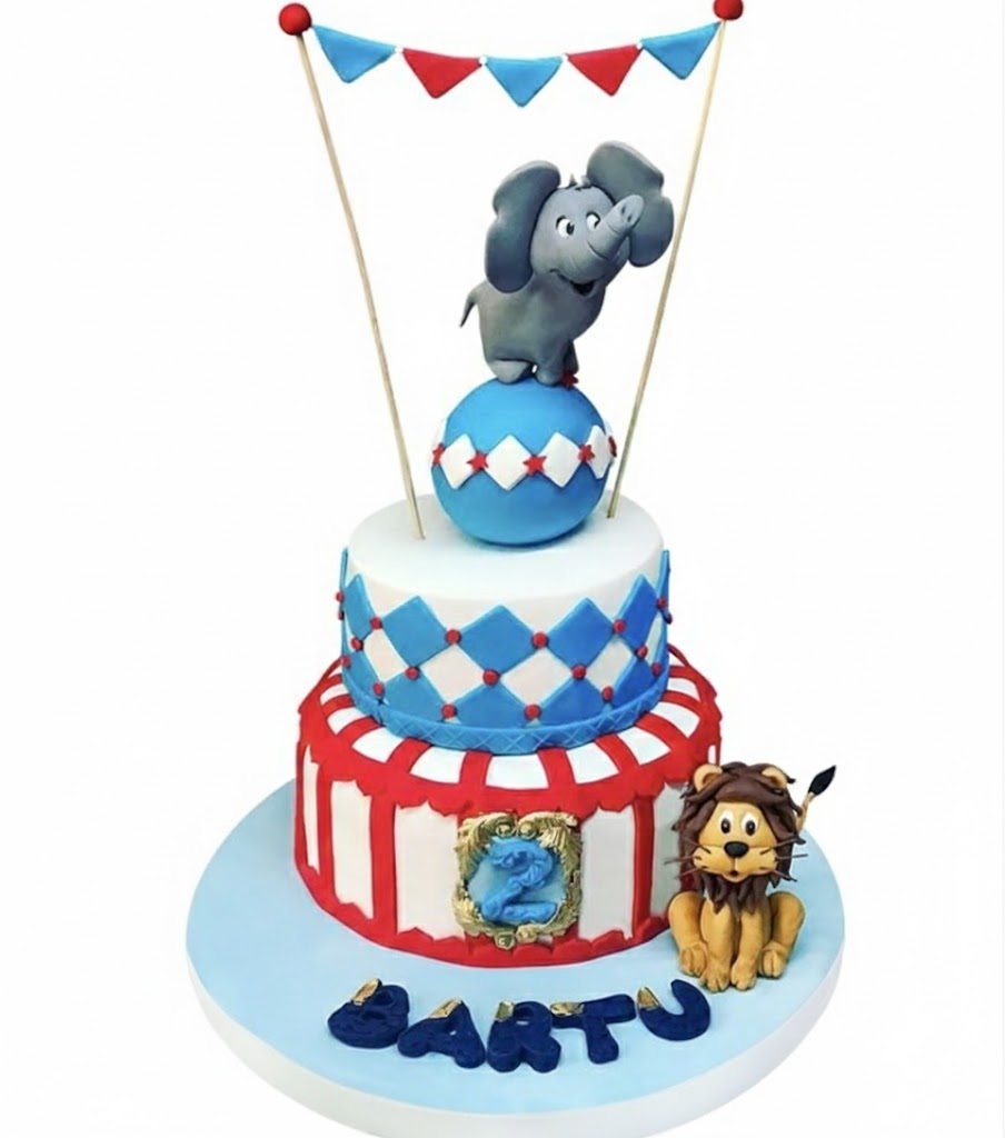 Aslan ve Fil Sirk Pastası