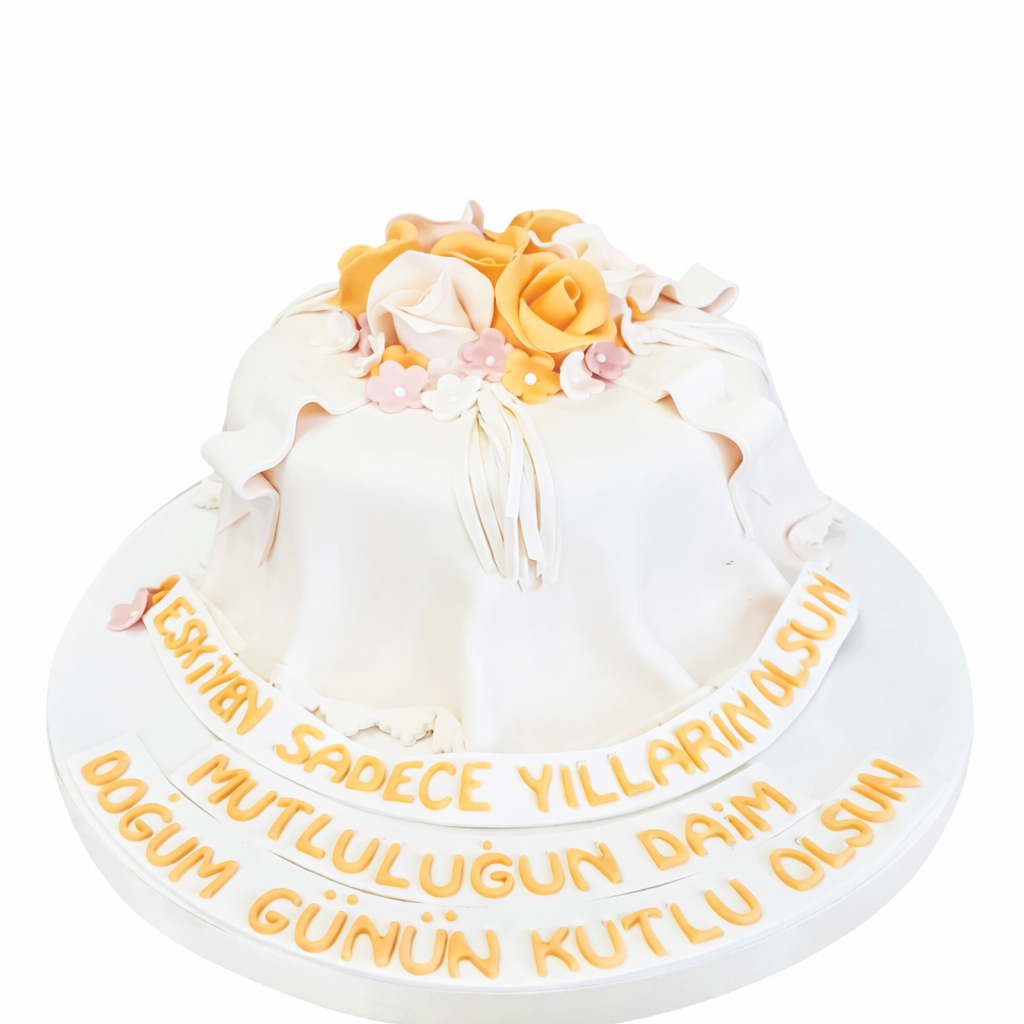 Çiçekli Zerafet Pastası