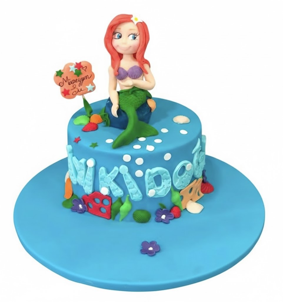 Deniz Kızı Doğum Günü Pastası