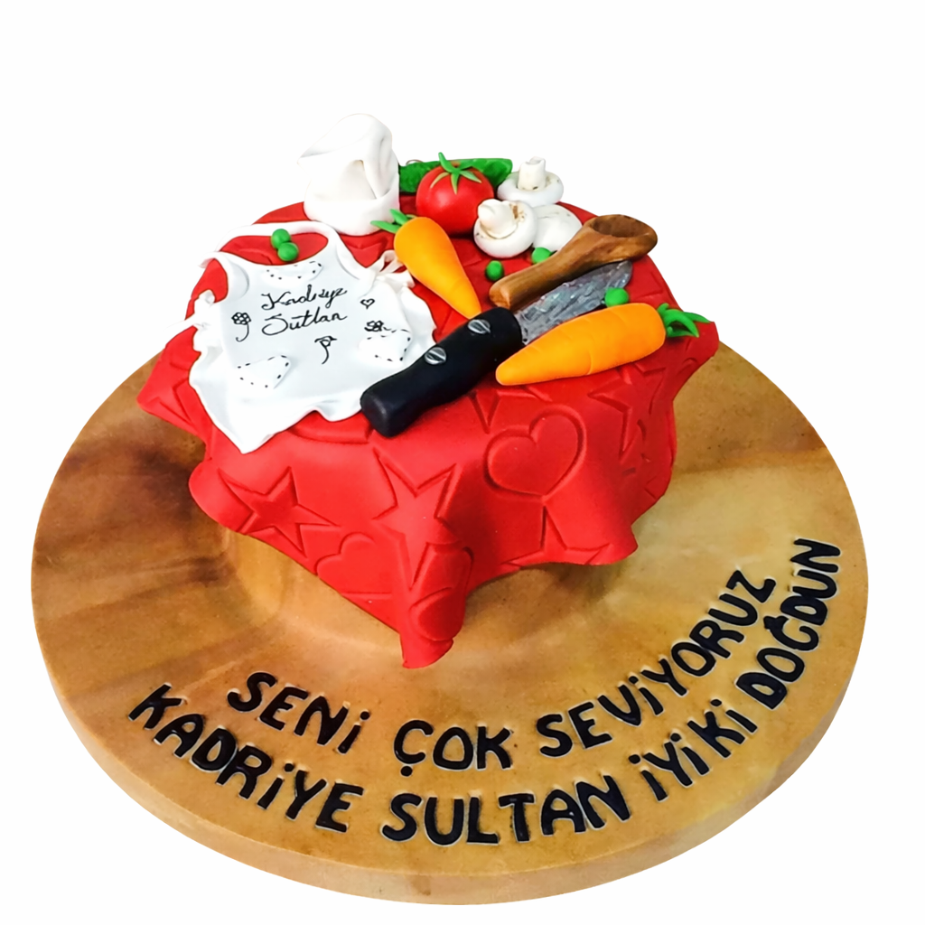 Mutfak Chef Doğum Günü Pastası
