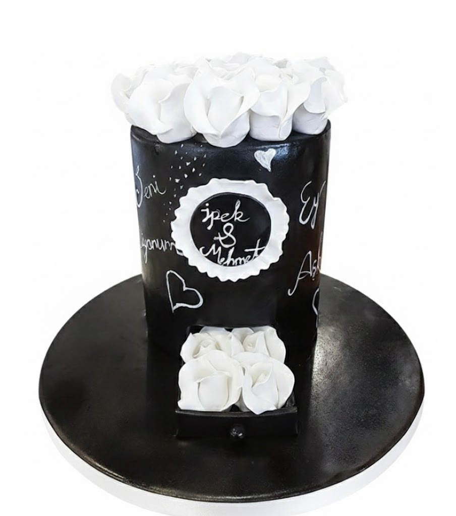 Hediye Gül Paketi Pastası