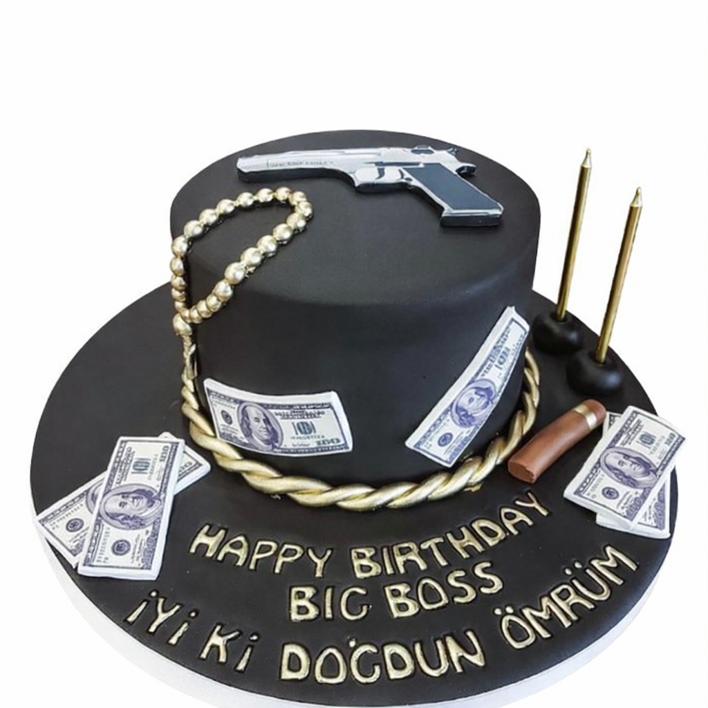Mafya Babası Doğum Günü Pastası