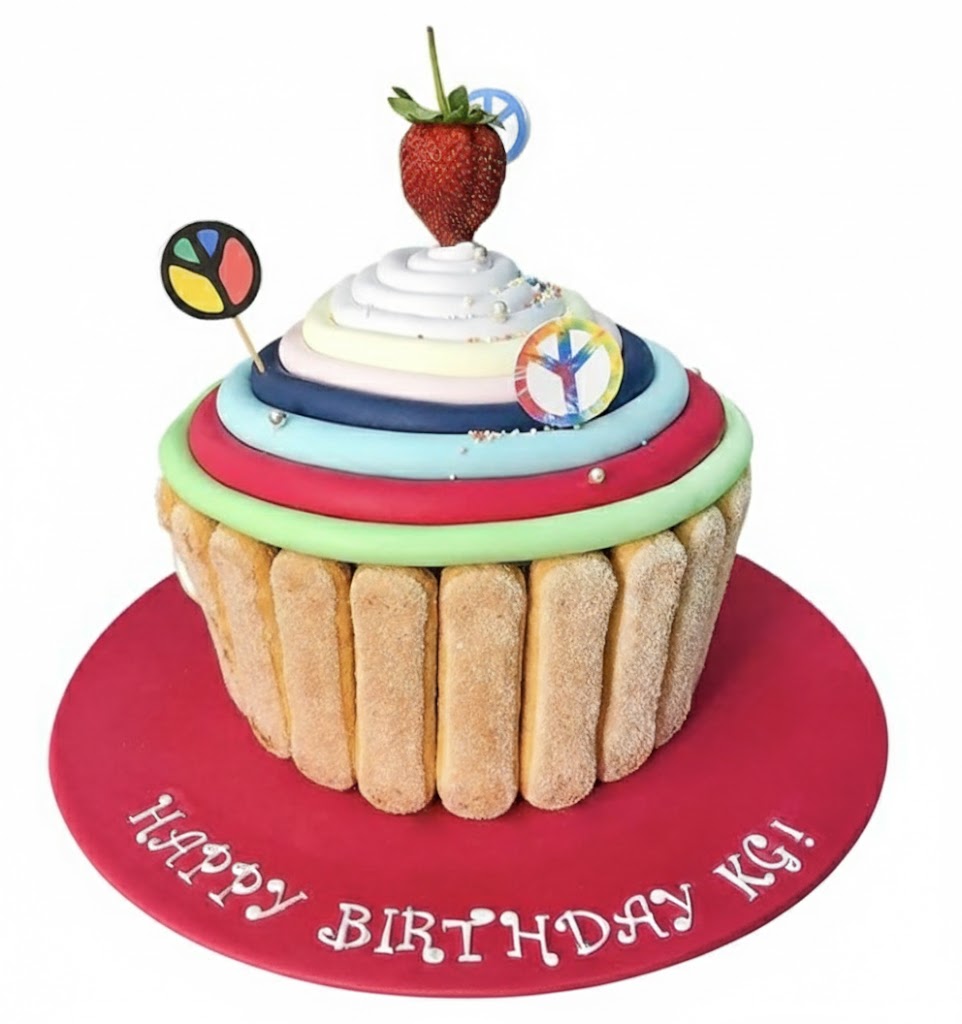 Renkli Barış Doğum Günü Pastası