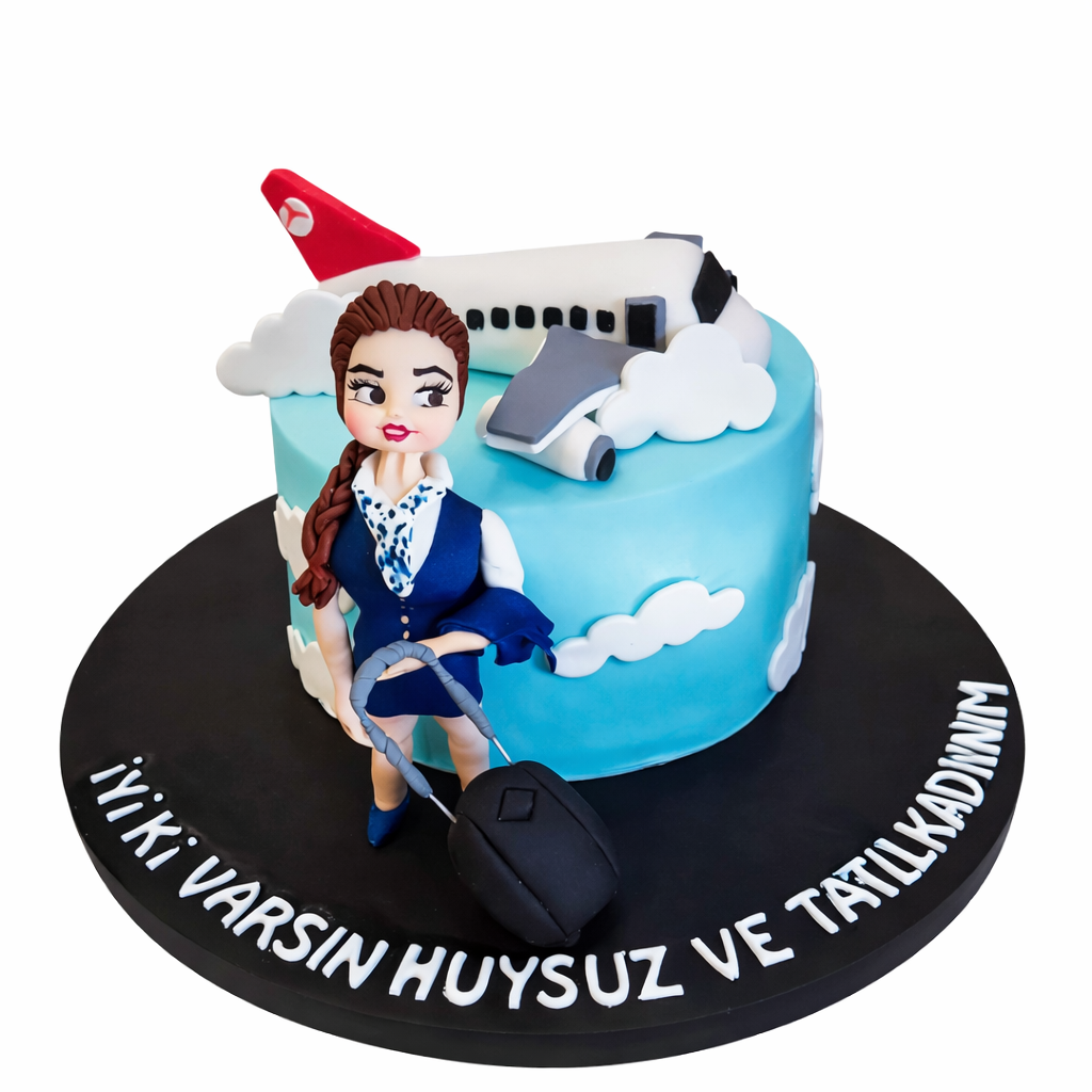 Hostese Özel Doğum Günü Pastası