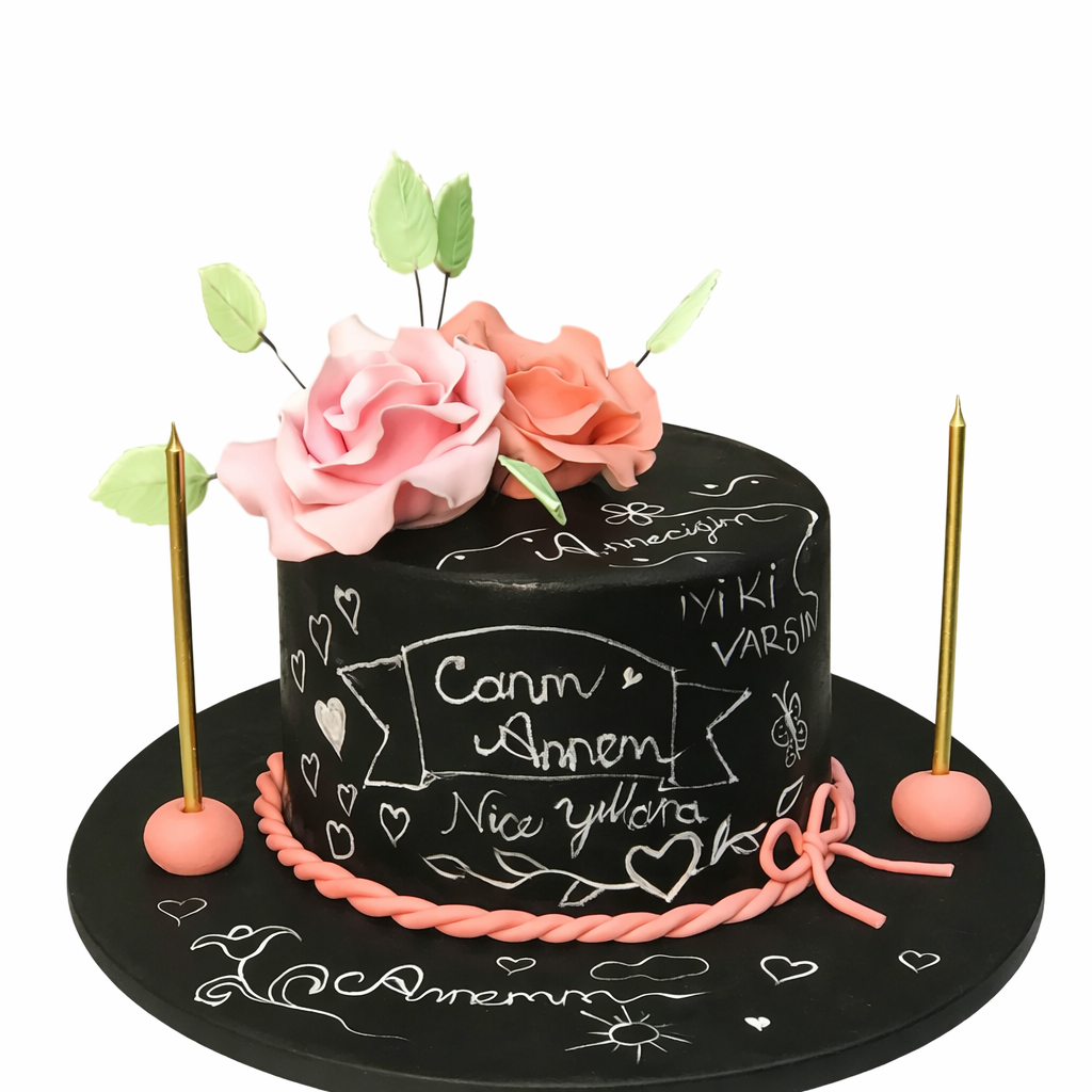 Tebeşir Yazılı Özel Gün Pastası