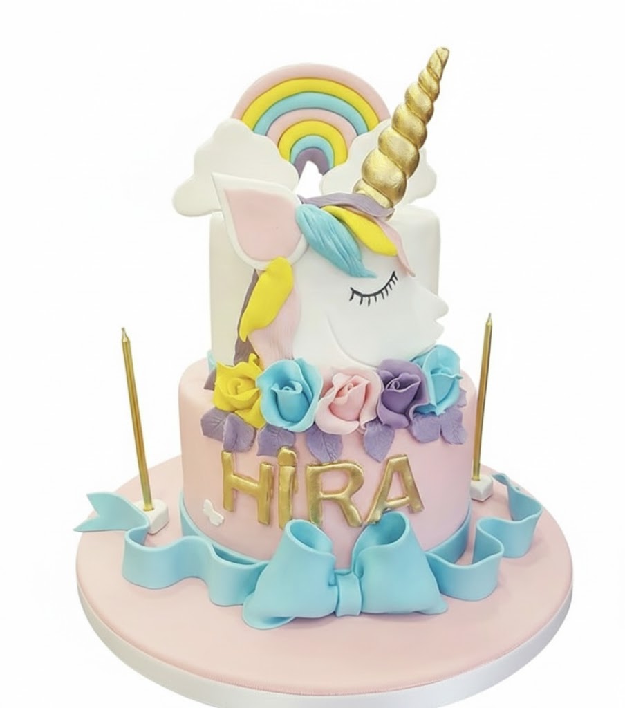 Unicorn Doğum Günü Pastası