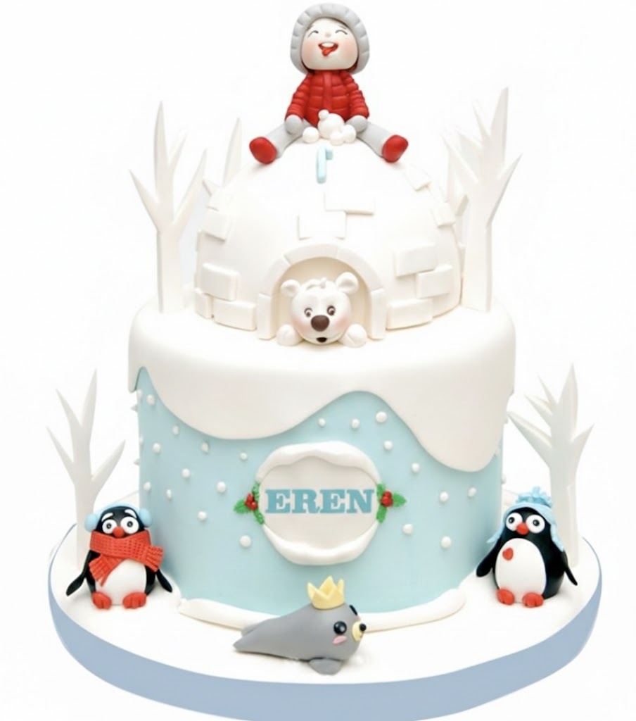 Kış Doğum Günü Pastası