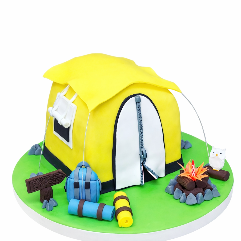 Camping Doğum Günü Pastası