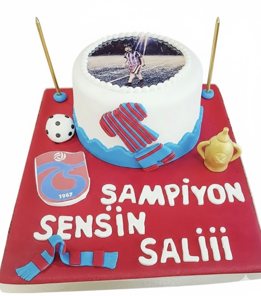 Trabzonsporlu Fotoğraflı Pasta