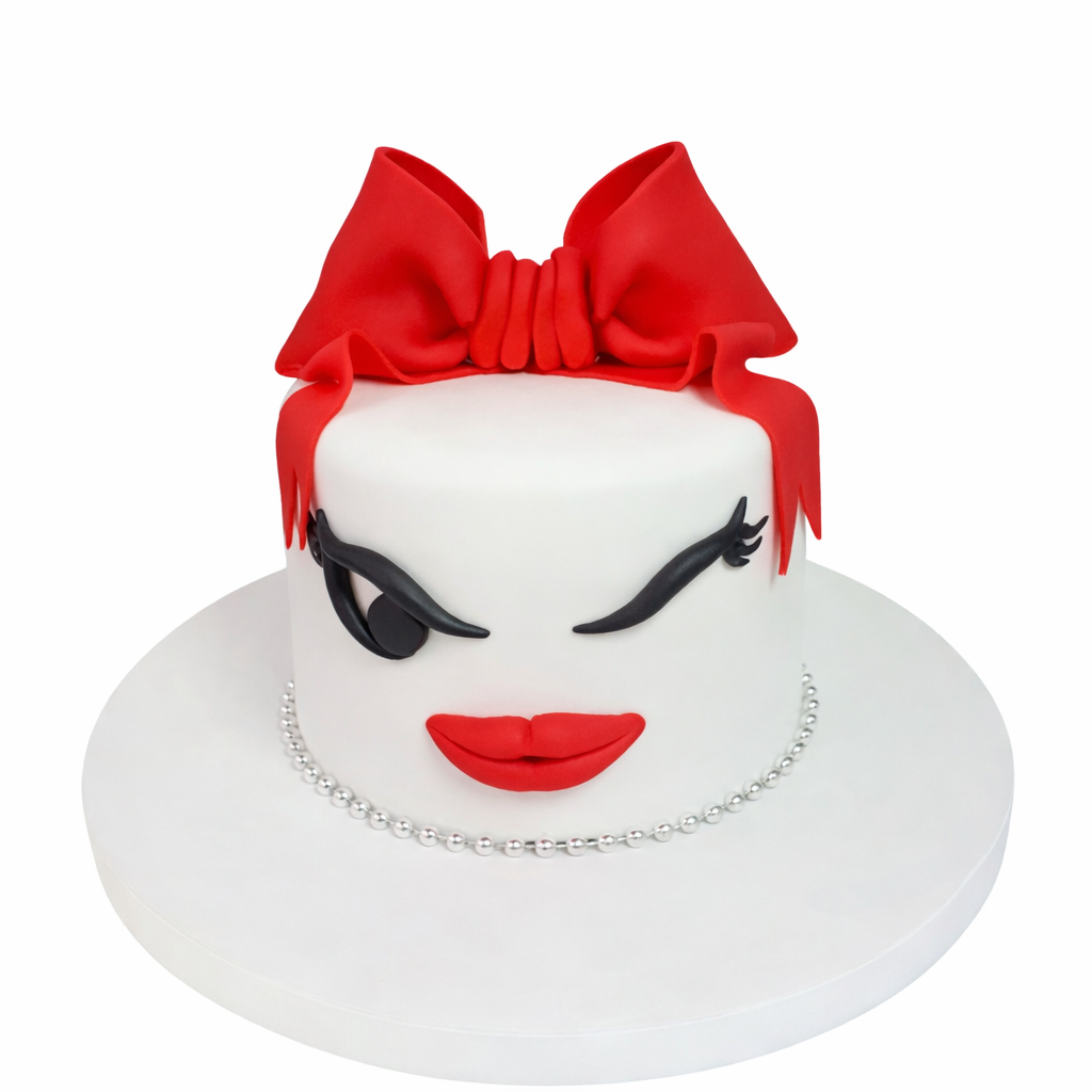 Göz Kırpan Kız Butik Pasta