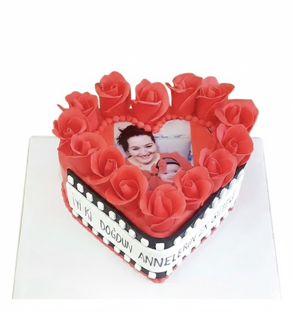 Sevgiliye Özel Resimli Butik Pasta