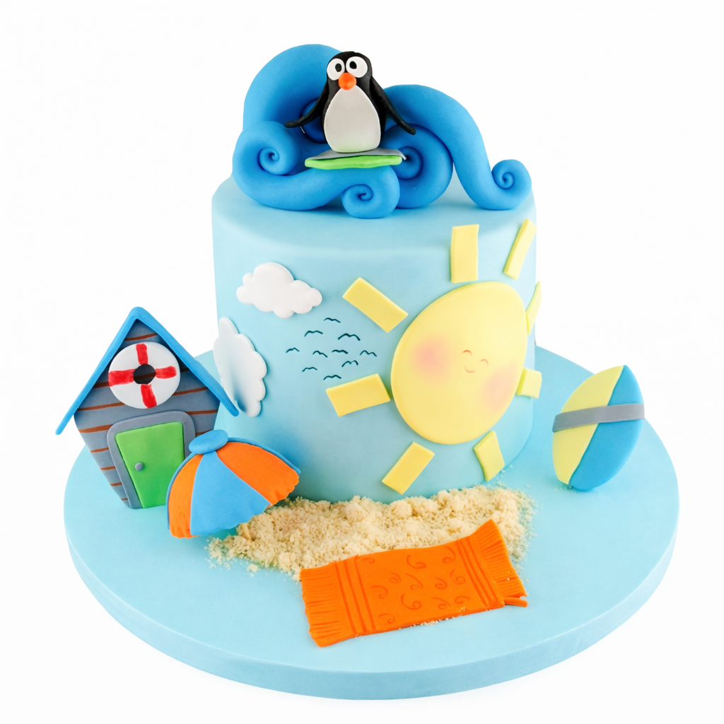 Penguen Tatilde Butik Pasta