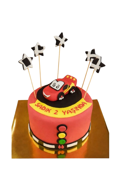 Araba figürlü Pastası
