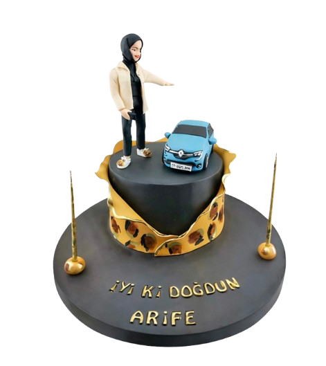 İlk Arabam Doğum Günü Pastası