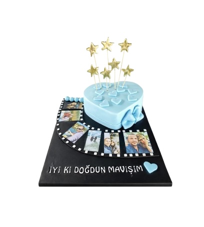 Aşkın Kalbi Doğum Günü Pastası