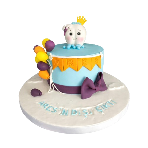 Diş Konseptli Doğum Günü Pastası