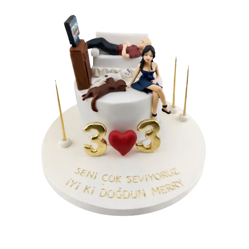 Yıldönümü Doğum Günü Pastası