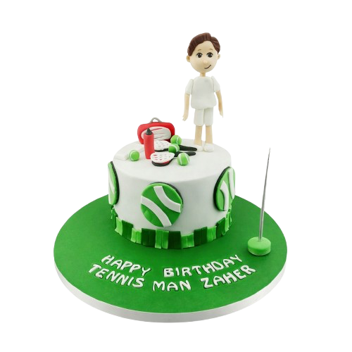 Tenis Oyuncusu Doğum Günü Pastası