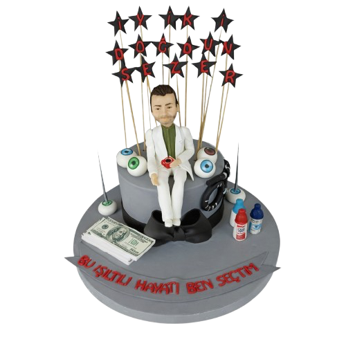 Göz Doktoru Doğum Günü Pastası