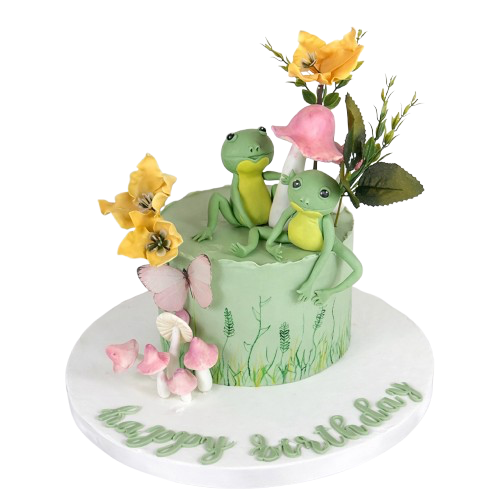 Kurbağa Doğum Günü Pastası