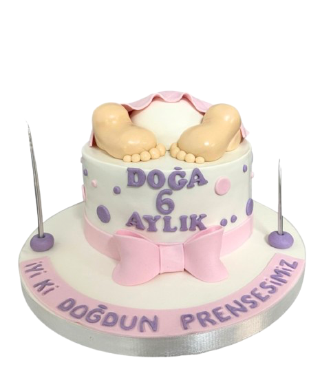 Kız Bebek Baby Shower Pastası