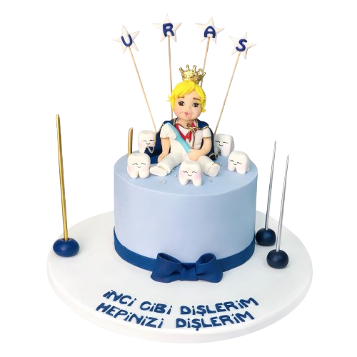 Figürlü Sevimli Diş Buğdayı Pastası