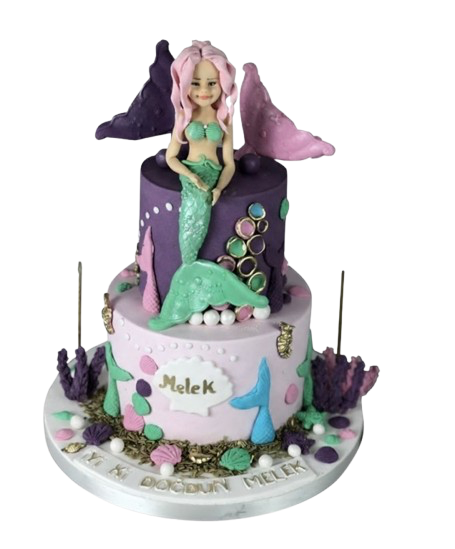 Deniz Kızı Doğum Günü Pastası
