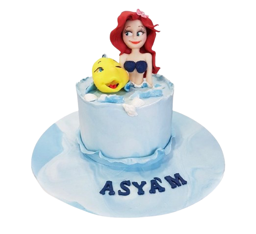 Deniz Kızı Doğum Günü Pastası
