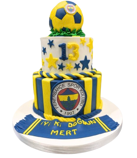 Fenerbahçeli Doğum Günü Pastası