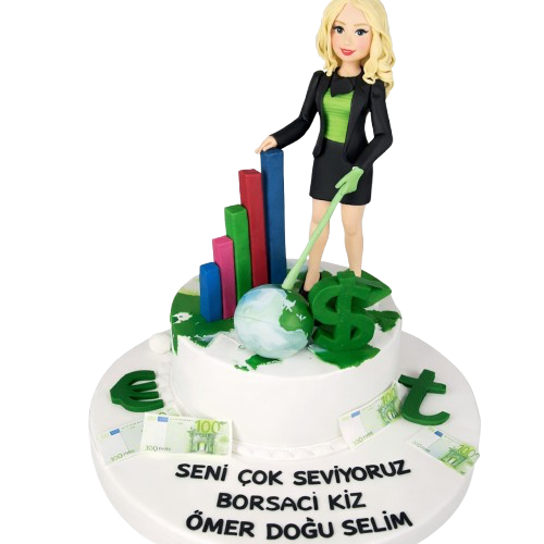Borsacı Kız Doğum Günü Pastası