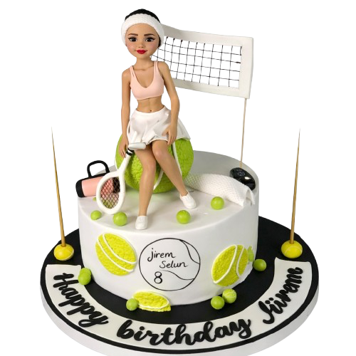 Tenisli Doğum Günü Pastası
