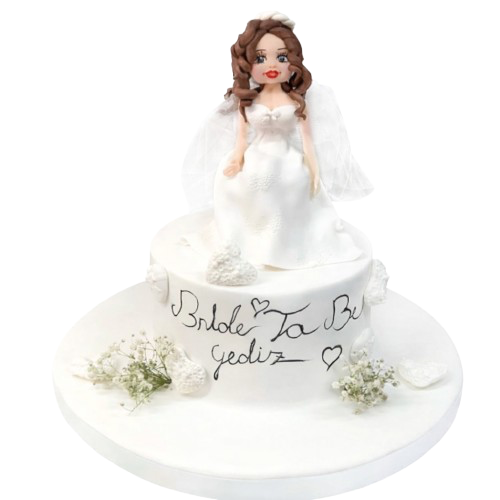 Beyaz Zerafet Gelin Pastası