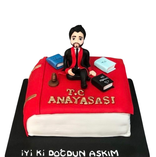 Avukat Doğum Günü Pastası