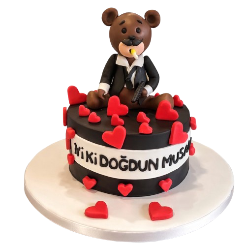 Big Boss Ayıcıklı Sevgili Pastası